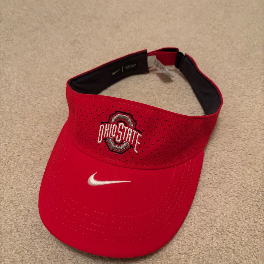 Women's Nike The Ohio State University Red Visor